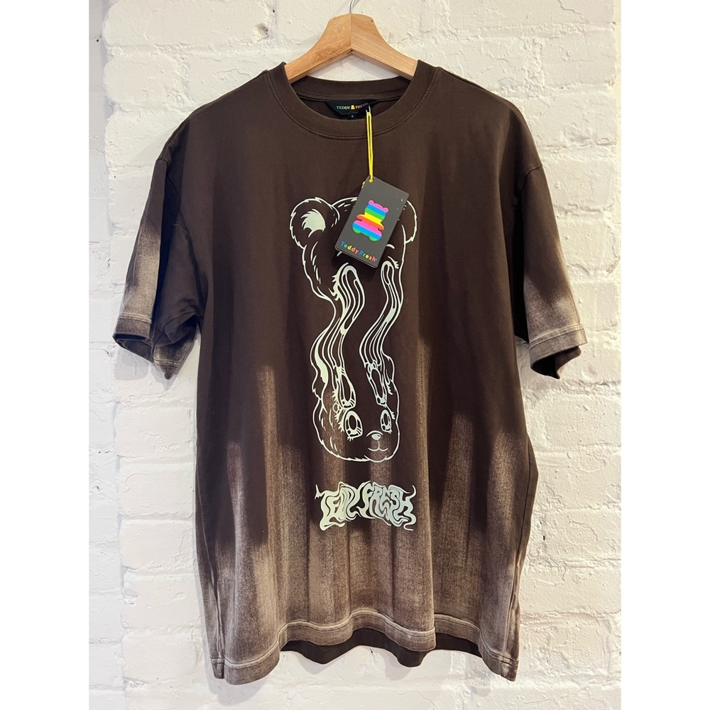 NWT! Teddy Fresh Acid Trip Brush Dye Tee Size Small